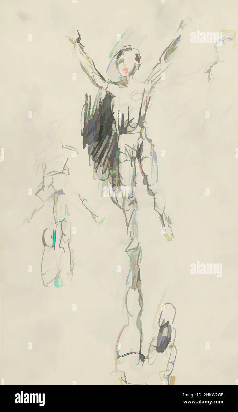 L'arte si ispira all'equilibrio degli acrobati in coppia sulle gambe dell'altro. Scheda studio con acrobati, opere classiche modernizzate da Artotop con un tuffo di modernità. Forme, colore e valore, impatto visivo accattivante sulle emozioni artistiche attraverso la libertà delle opere d'arte in modo contemporaneo. Un messaggio senza tempo che persegue una nuova direzione selvaggiamente creativa. Artisti che si rivolgono al supporto digitale e creano l'NFT Artotop Foto Stock