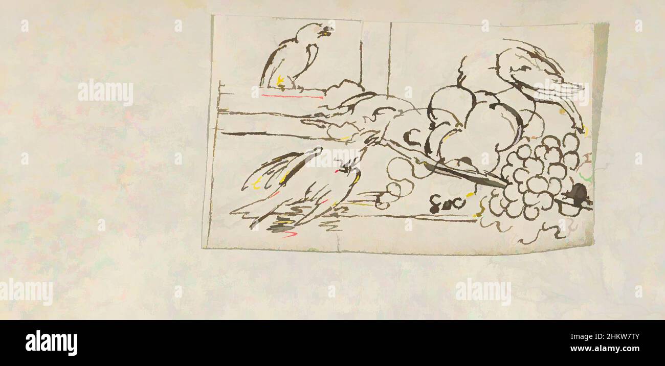 Arte ispirata a tre uccelli vicino a una collezione di frutta. Un uccello è seduto in un davanzale, due uccelli stanno raccogliendo frutta. Studio di un animale, la testa di un cinghiale. Birds Pecking Fruit, opere classiche modernizzate da Artotop con un tuffo di modernità. Forme, colore e valore, impatto visivo accattivante sulle emozioni artistiche attraverso la libertà delle opere d'arte in modo contemporaneo. Un messaggio senza tempo che persegue una nuova direzione selvaggiamente creativa. Artisti che si rivolgono al supporto digitale e creano l'NFT Artotop Foto Stock Arte ispirata a tre uccelli vicino a una collezione di frutta. Un uccello è seduto in un davanzale, due uccelli stanno raccogliendo frutta. Studio di un animale, la testa di un cinghiale. Birds Pecking Fruit, opere classiche modernizzate da Artotop con un tuffo di modernità. Forme, colore e valore, impatto visivo accattivante sulle emozioni artistiche attraverso la libertà delle opere d'arte in modo contemporaneo. Un messaggio senza tempo che persegue una nuova direzione selvaggiamente creativa. Artisti che si rivolgono al supporto digitale e creano l'NFT Artotop Foto Stock
