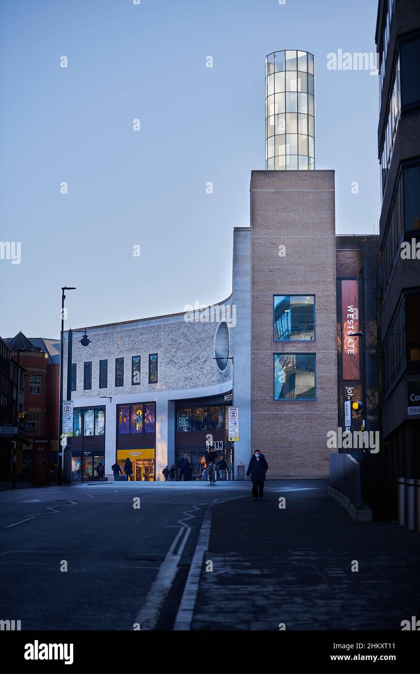 Westgate shopping center, Oxford, Inghilterra. Foto Stock