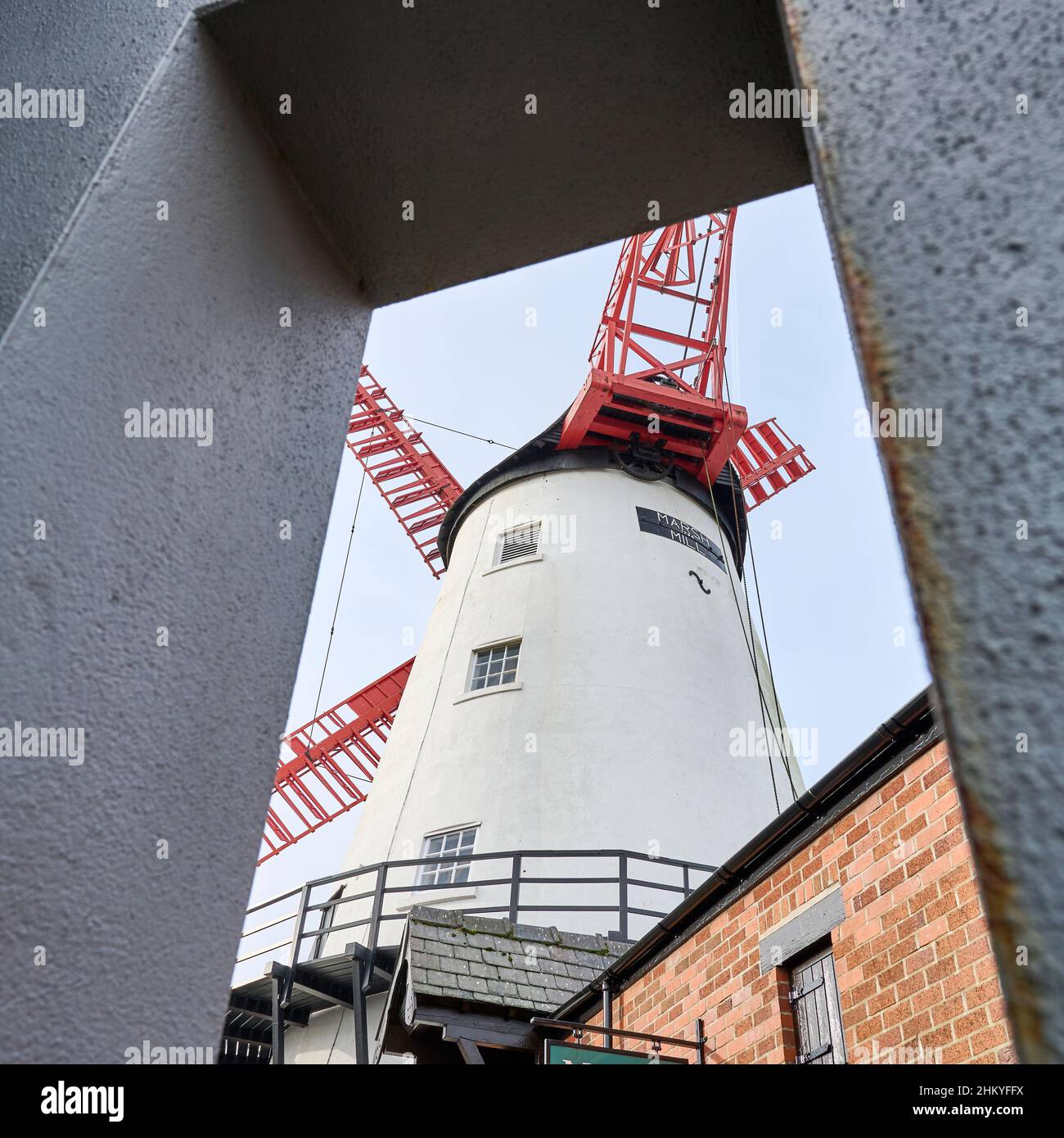 Marsh Mill (1794), Thornton, Lancashire, Regno Unito Foto Stock