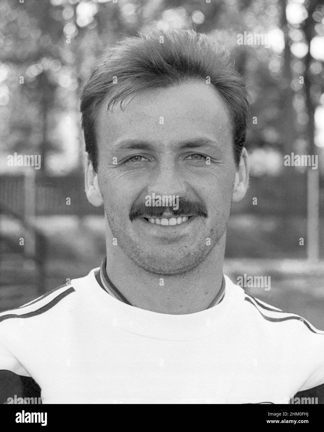 Jürgen KOHLER Football Juventus e la Nazionale tedesca al Campionato europeo in Svezia Foto Stock