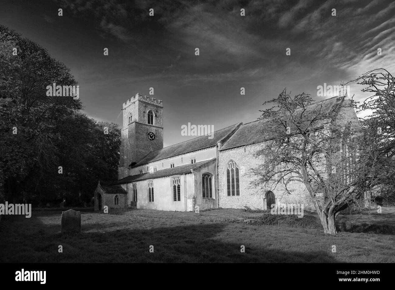 St Marys Church, Great Snoring Village, North Norfolk, Inghilterra, Regno Unito Foto Stock