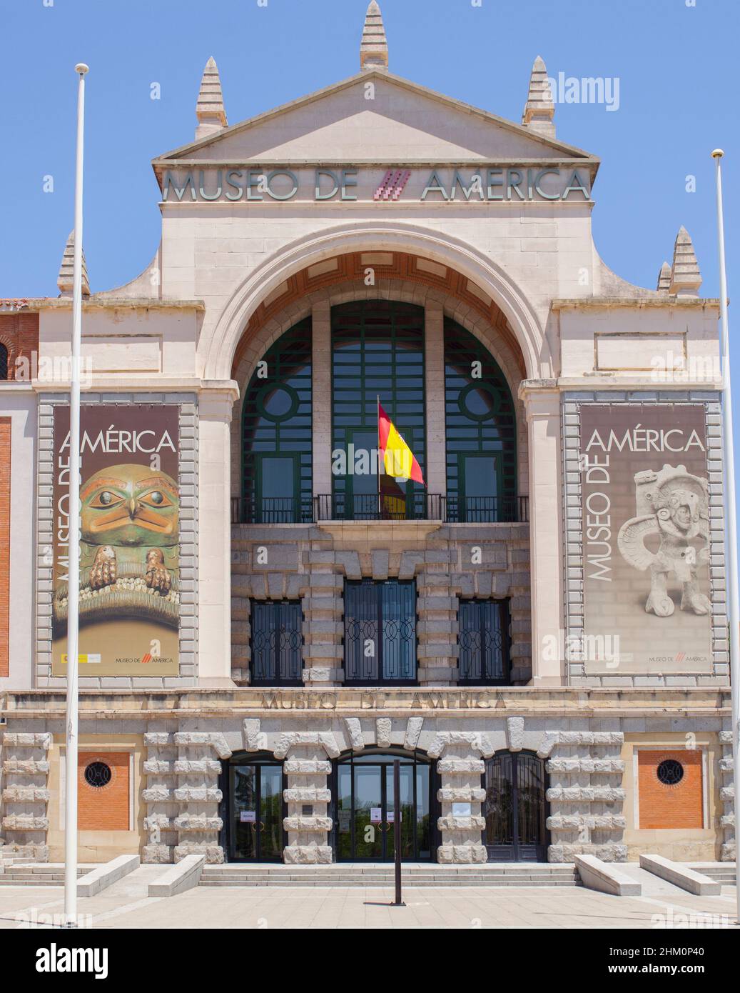 Madrid, Spagna - Lug 11th, 2020: Museo delle Americhe, Madrid, Spagna. Facciata principale Foto Stock