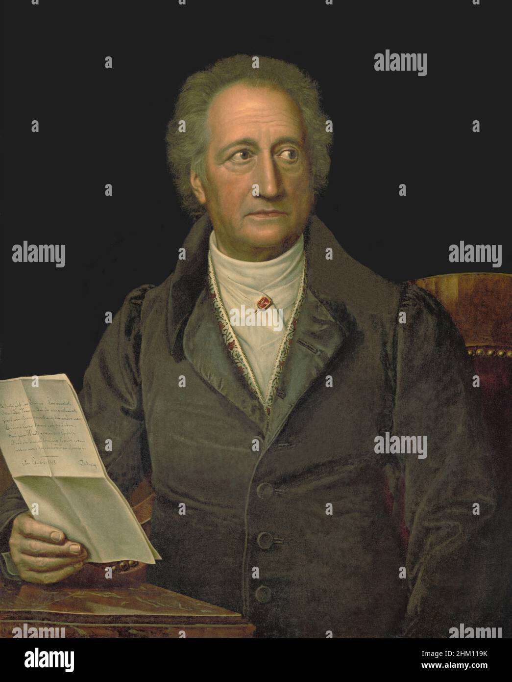 Johann Wolfgang von Goethe, 1749-1832, poeta tedesco Foto Stock