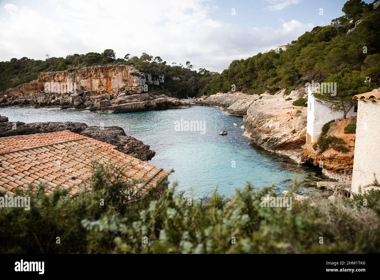 Cala s'Almonia, Maiorca, Spagna Foto Stock