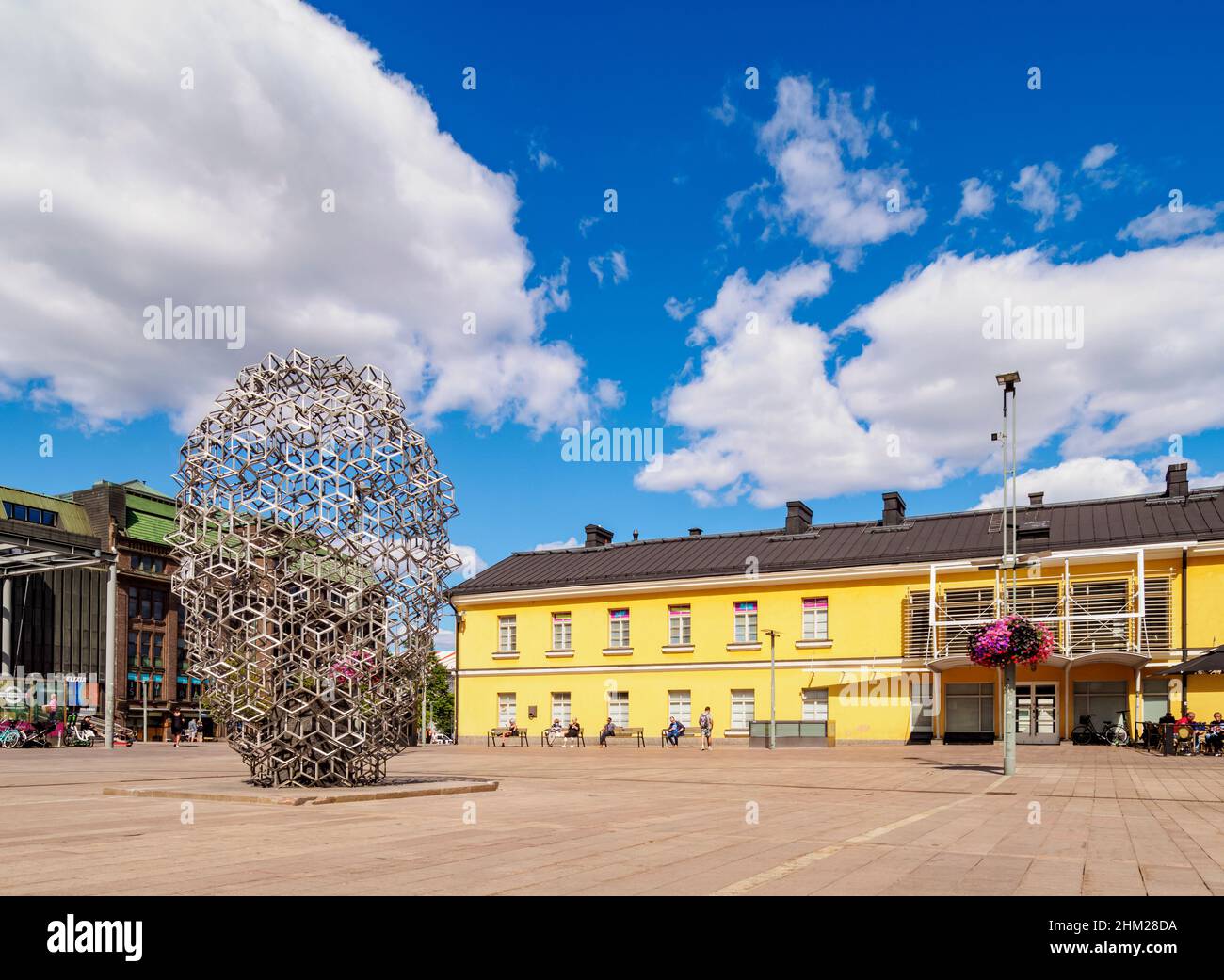 Piazza Narinkka, Helsinki, Contea di Uusimaa, Finlandia Foto Stock