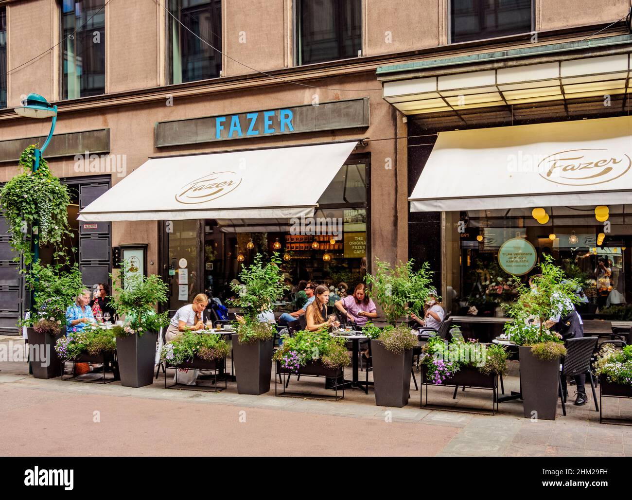 Fazer Cafe Kluuvikatu, Helsinki, Contea di Uusimaa, Finlandia Foto Stock