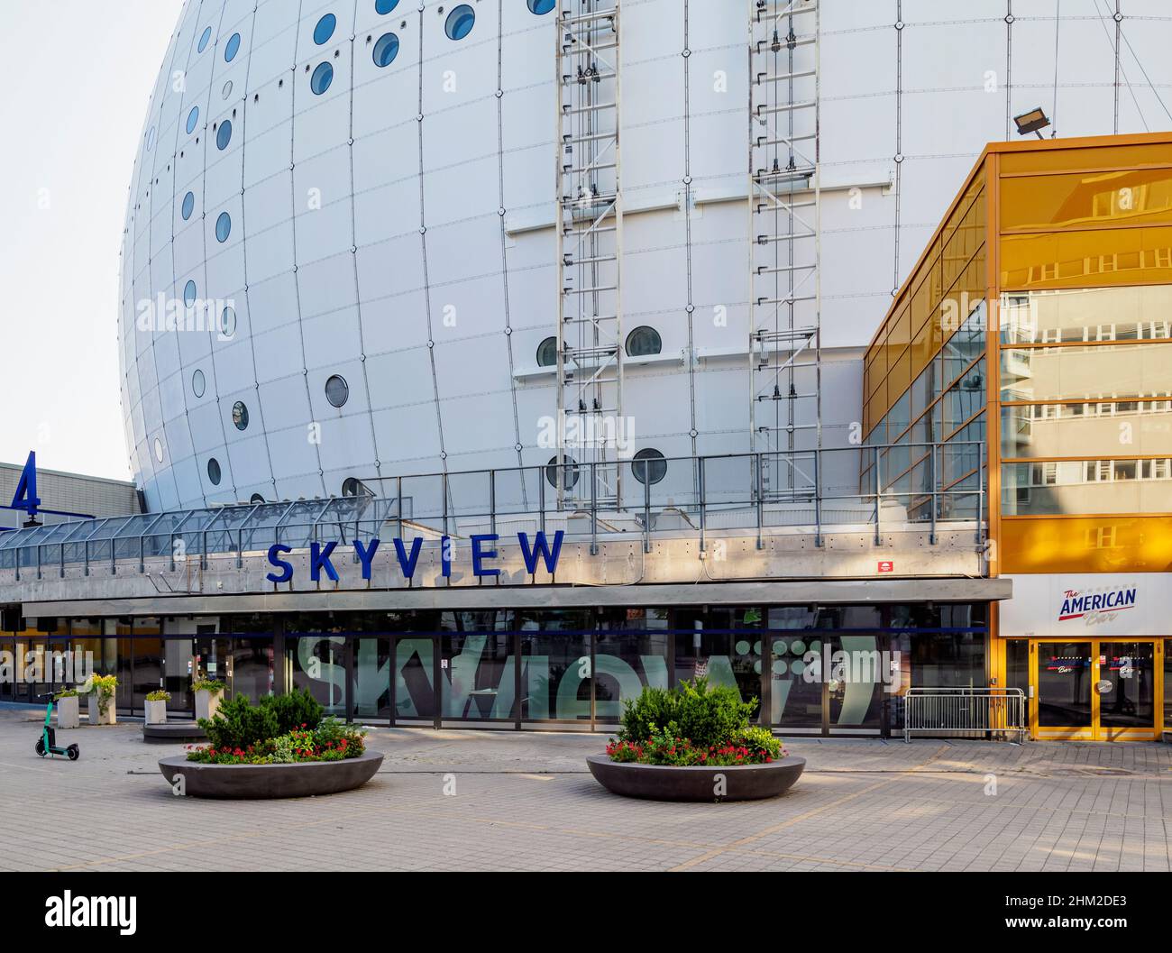Avicii Arena o Ericsson Globe, Johanneshov District, Stoccolma, Stockholm County, Svezia Foto Stock