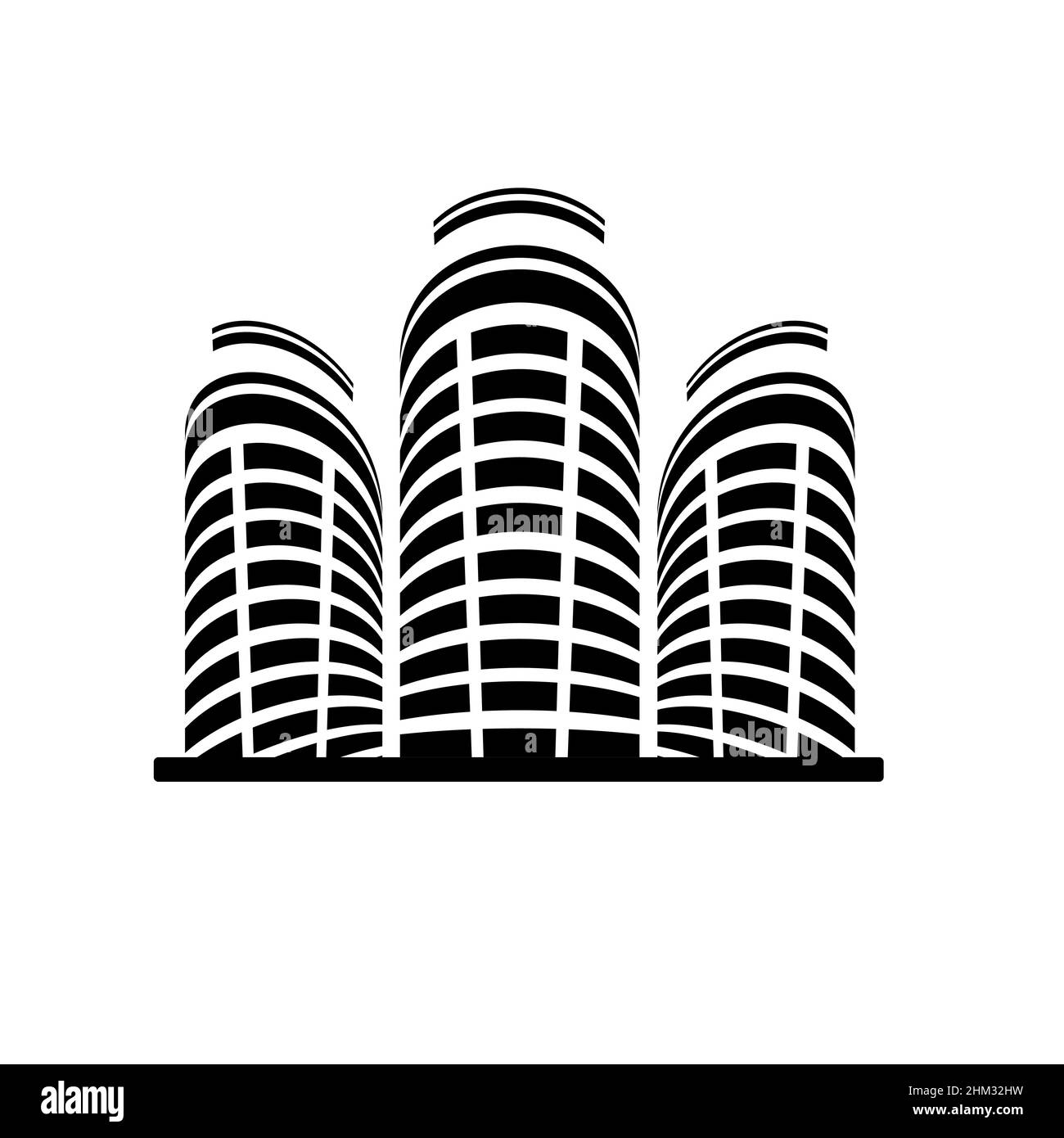 Icona astratta vettoriale sul bianco, illustrazione isolata per grafica e web design. Semplice simbolo piatto. Illustrazione Vettoriale