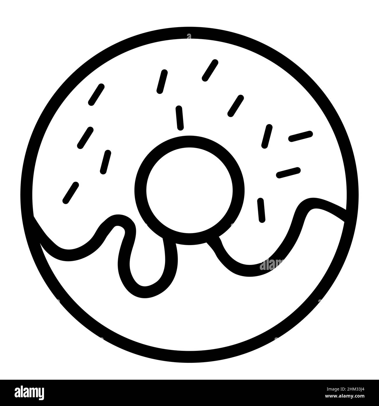 Icona astratta vettoriale sul bianco, illustrazione isolata per grafica e web design. Semplice simbolo piatto. Illustrazione Vettoriale