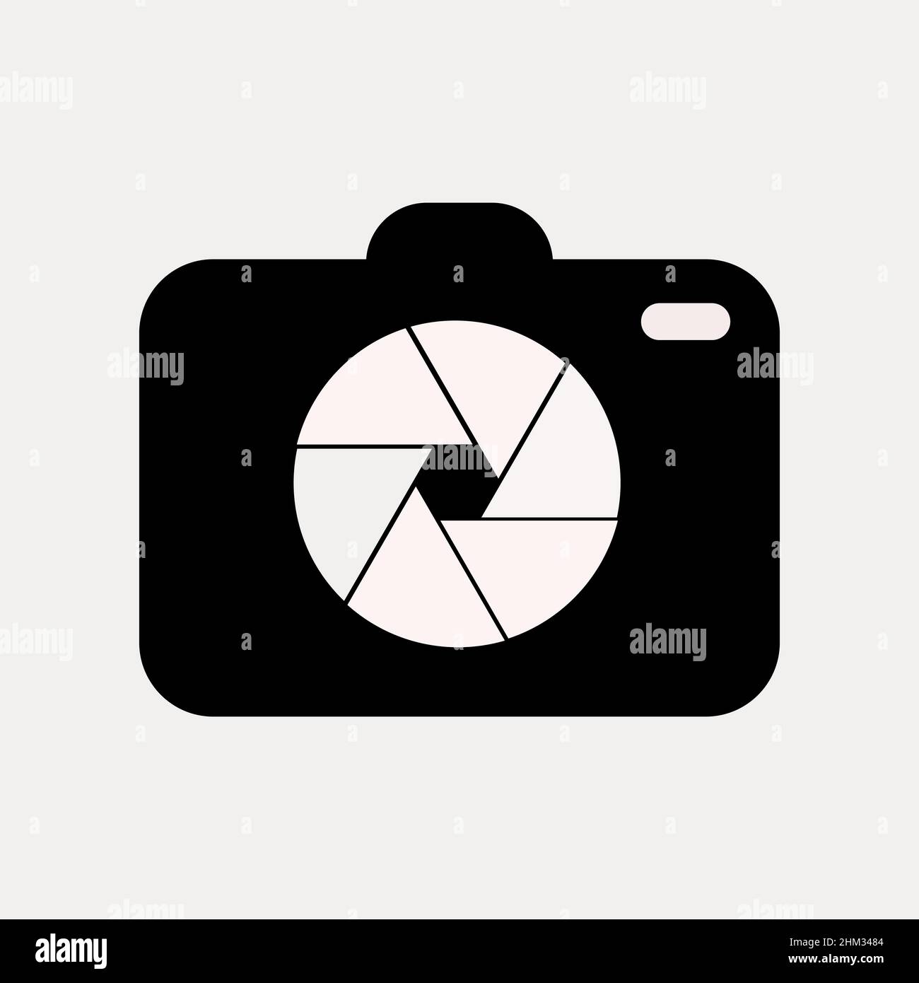 Icona astratta vettoriale sul bianco, illustrazione isolata per grafica e web design. Semplice simbolo piatto. Illustrazione Vettoriale