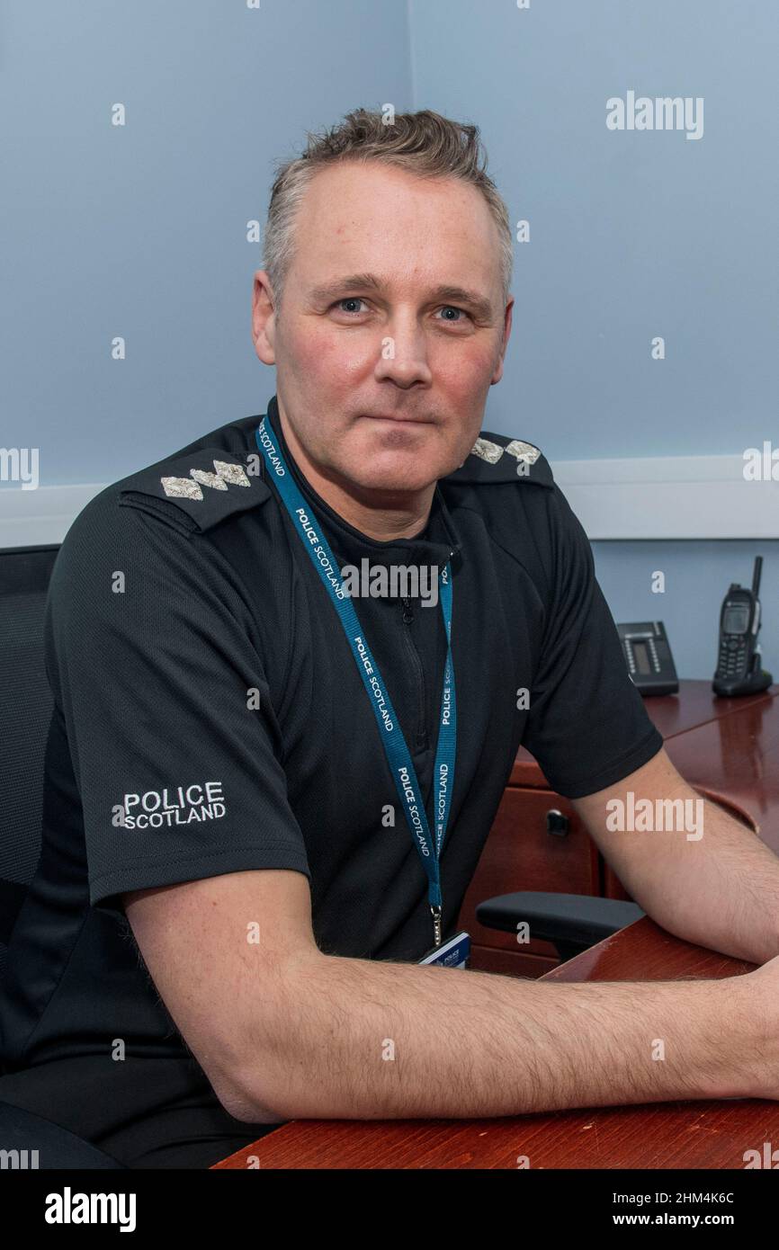 Shetland Capo ispettore Stuart Clemenson polizia Scozia Foto Stock