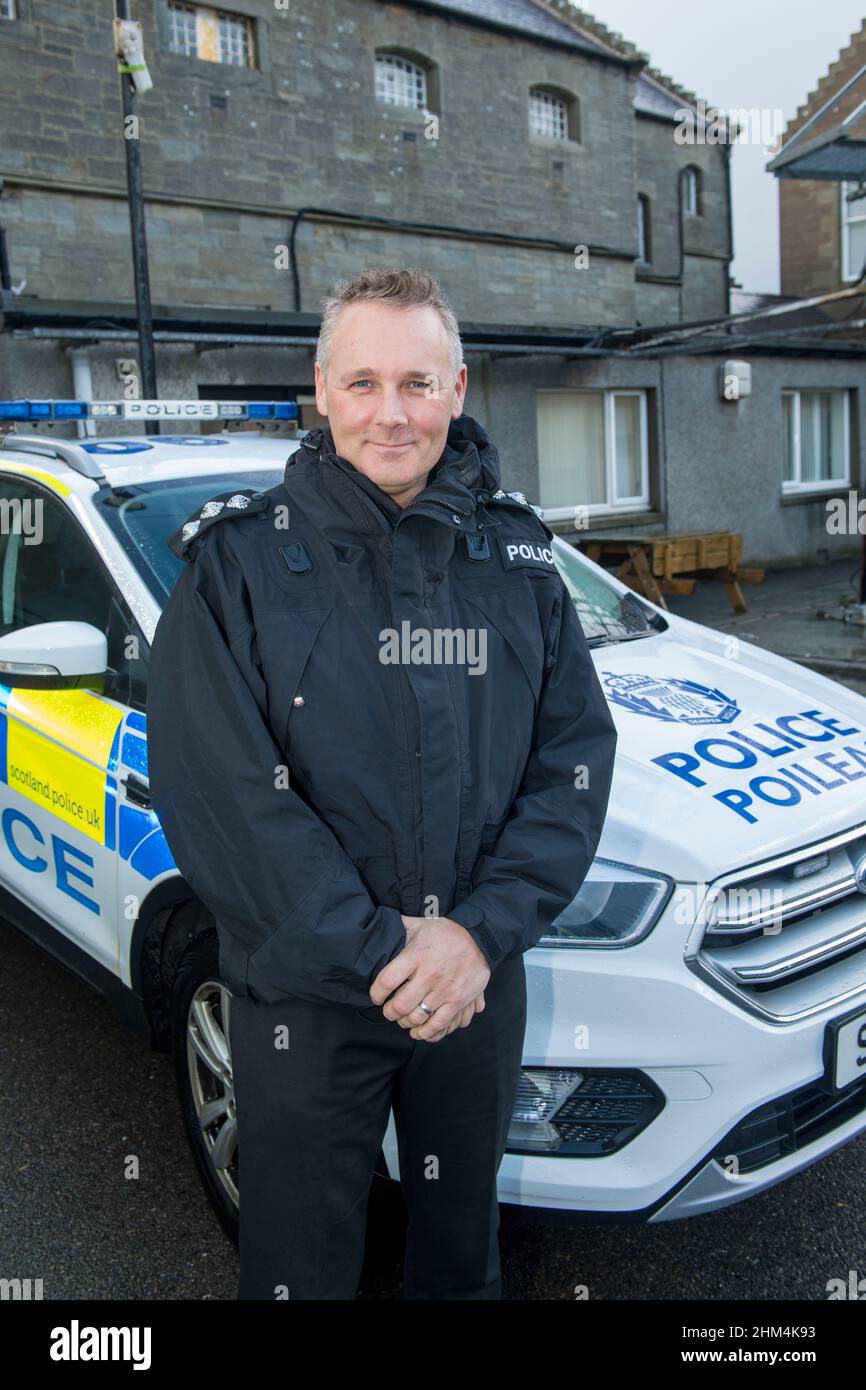 Shetland Capo ispettore Stuart Clemenson polizia Scozia Foto Stock