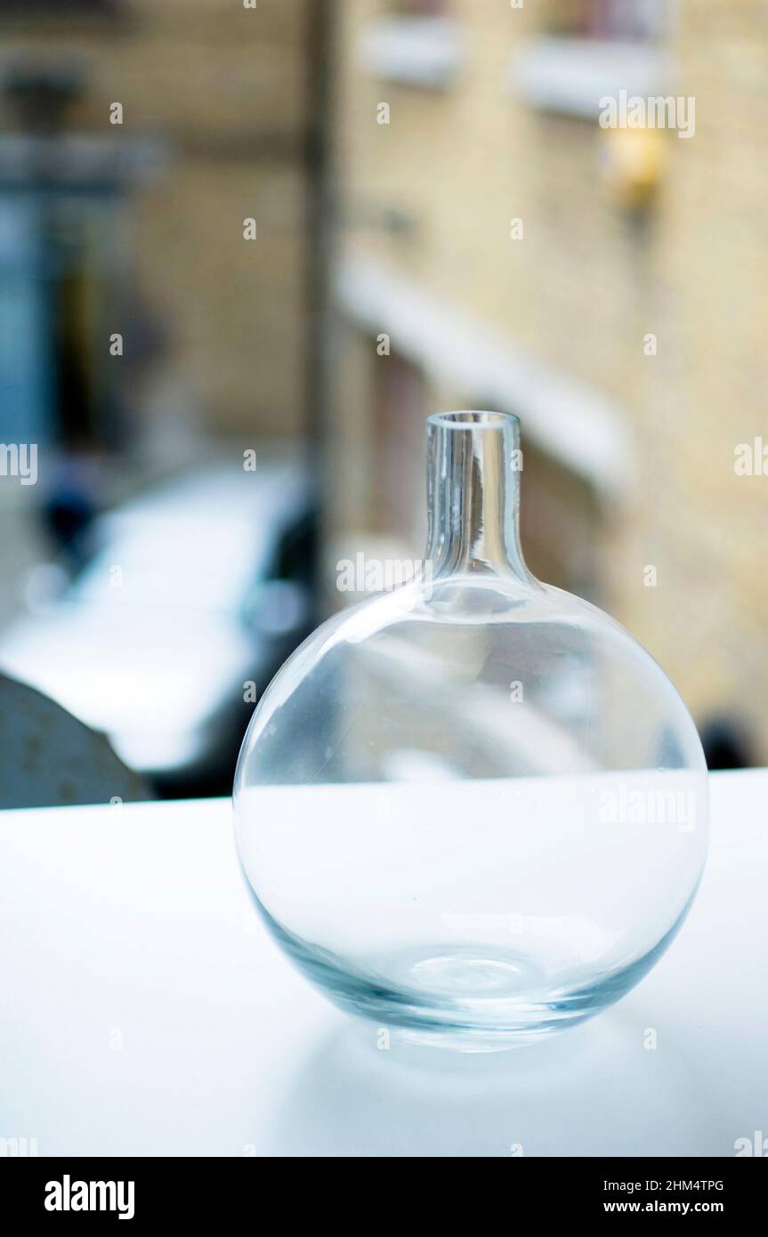Primo piano di Un vaso di vetro, Credit:Photoshot Creative / Stuart Cox / Avalon Foto Stock