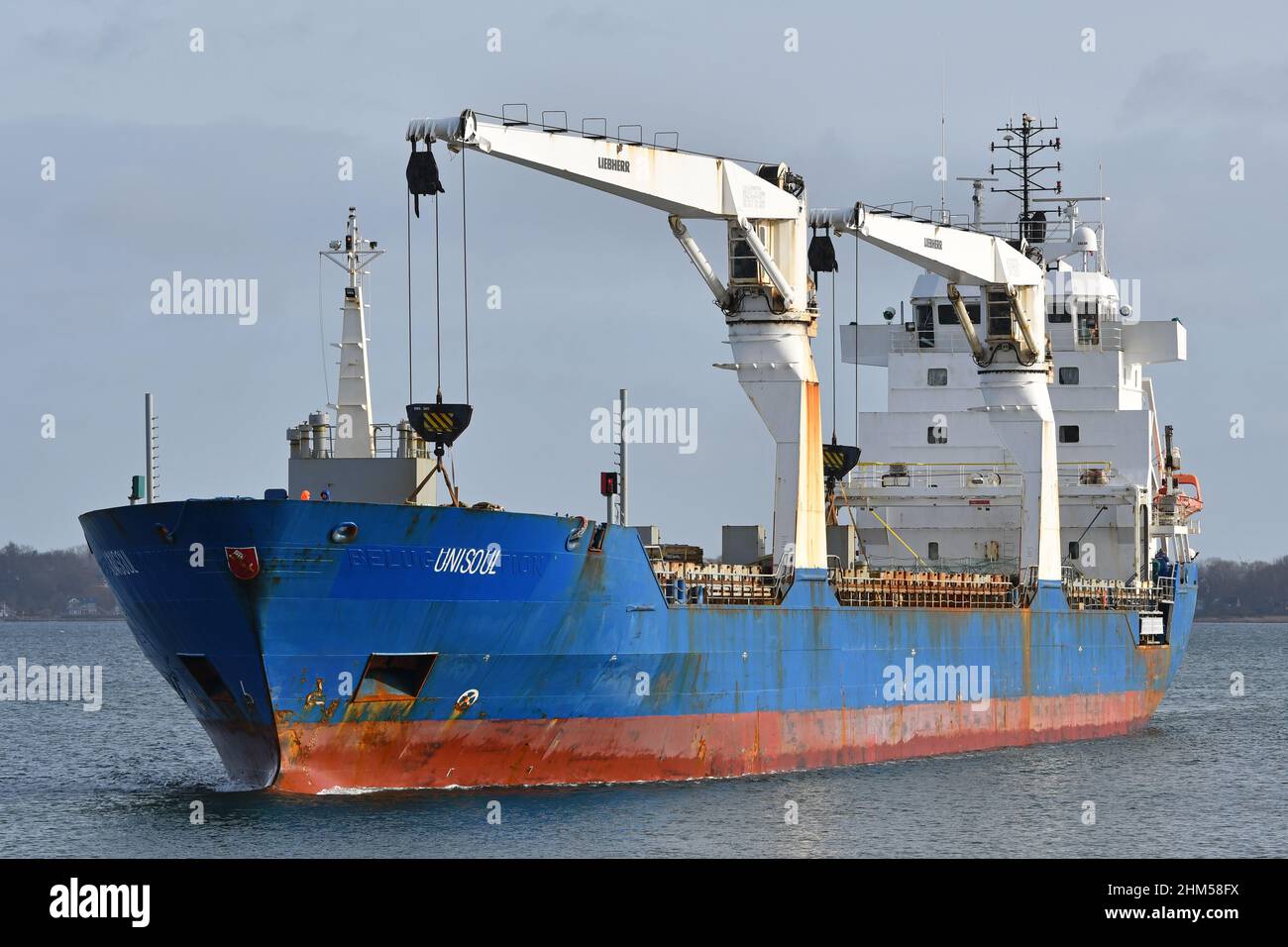 General Cargo Ship UNISOUL Foto Stock