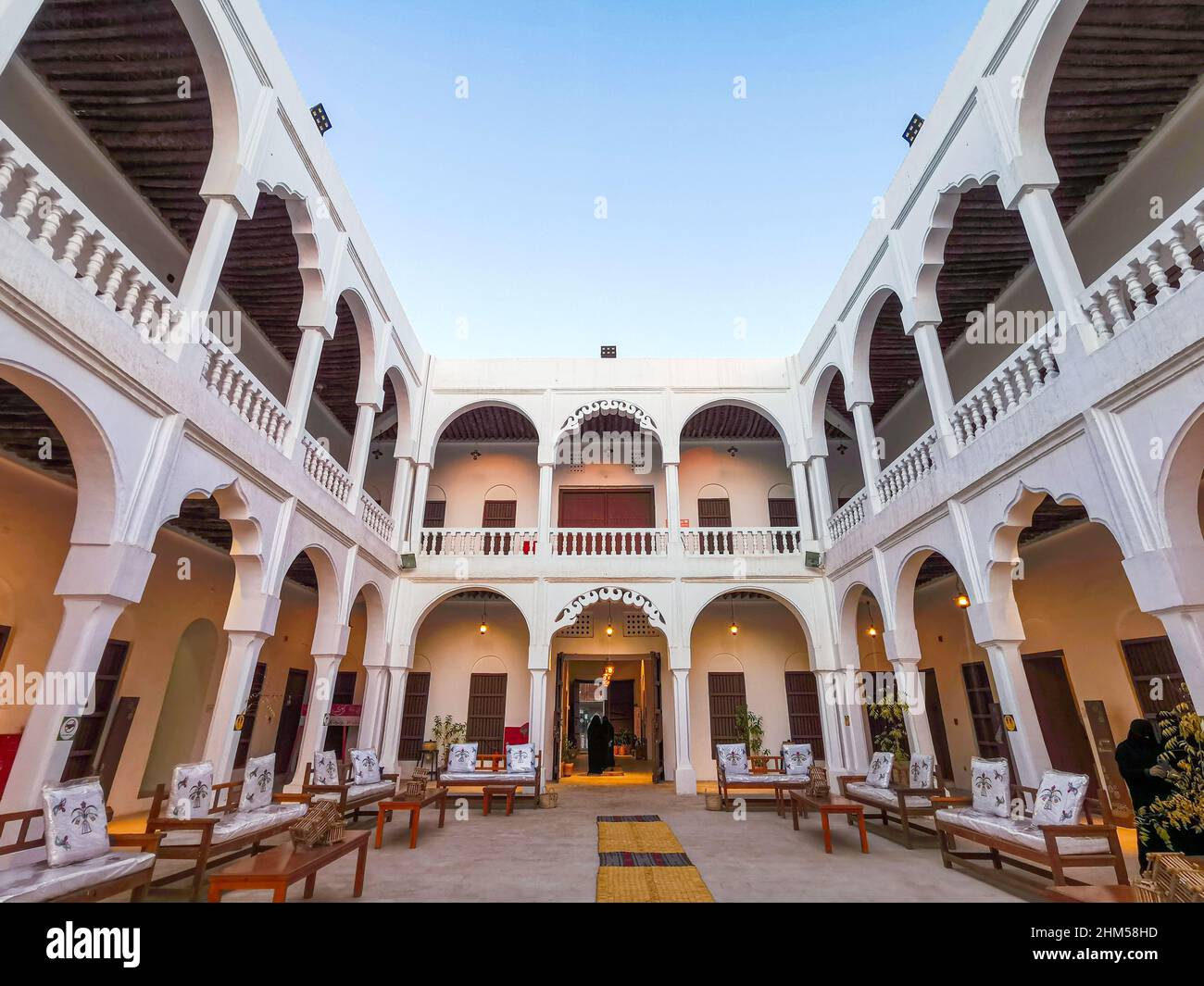 HOFUF, ARABIA SAUDITA - 2nd febbraio 2021: La scuola della principessa di Hofuf, al-Ahsa è la più antica scuola pubblica dell'Arabia Saudita ed è stata collegata alla Th Foto Stock