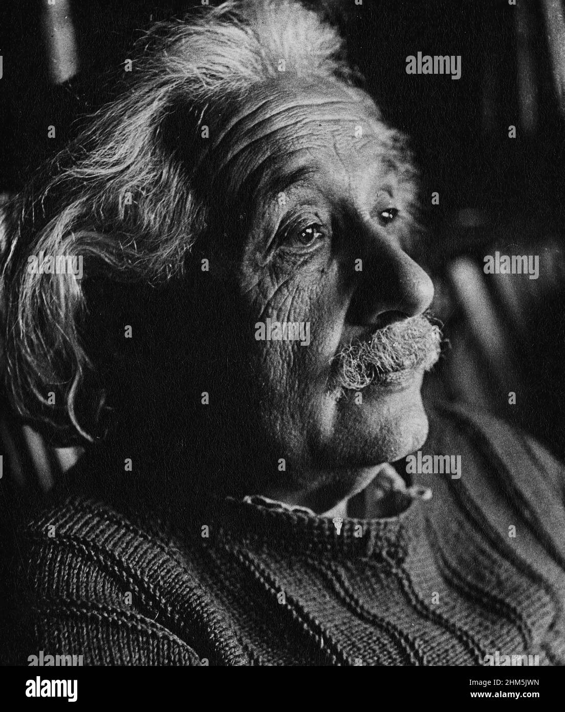 Albert Einstein (1879-1955) ritratto 1948. Foto Stock