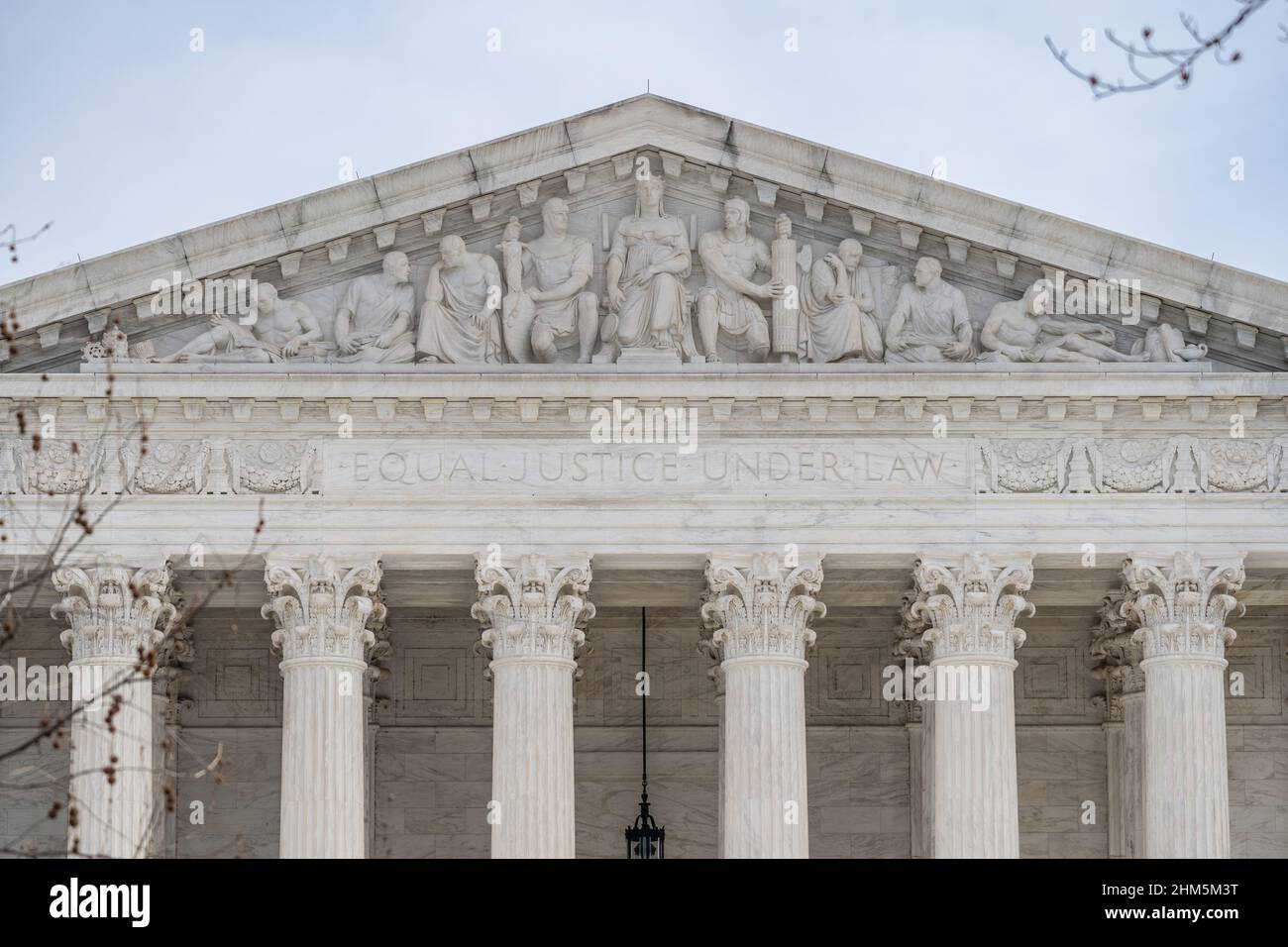 US Supreme Court Building, Washington DC Foto Stock