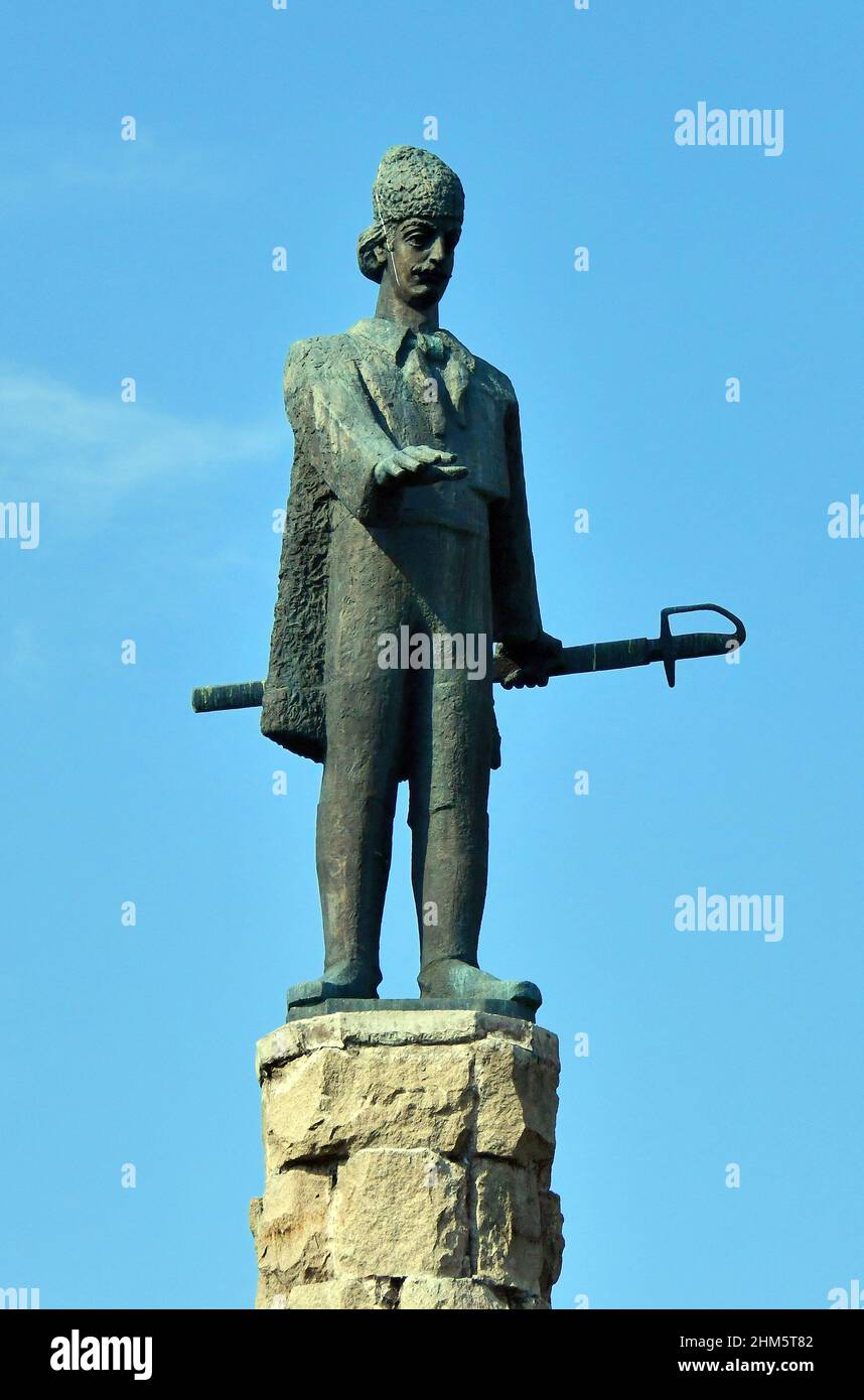 Statua di Avram Iancu, Kolozsvár, Klausenburg, Romania, Europa Foto Stock