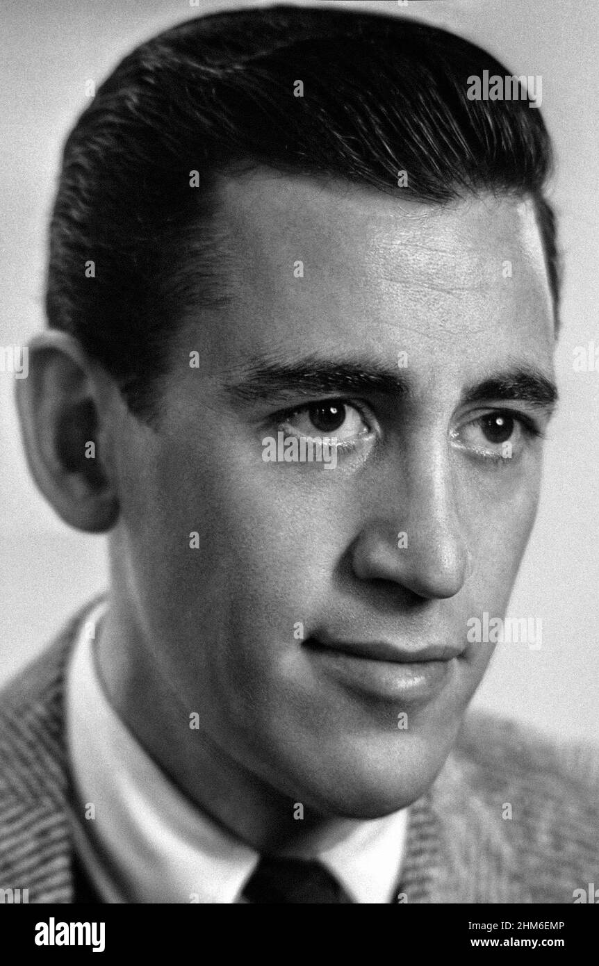 Lo scrittore americano JD Salinger, autore di Catcher in the Rye Foto Stock