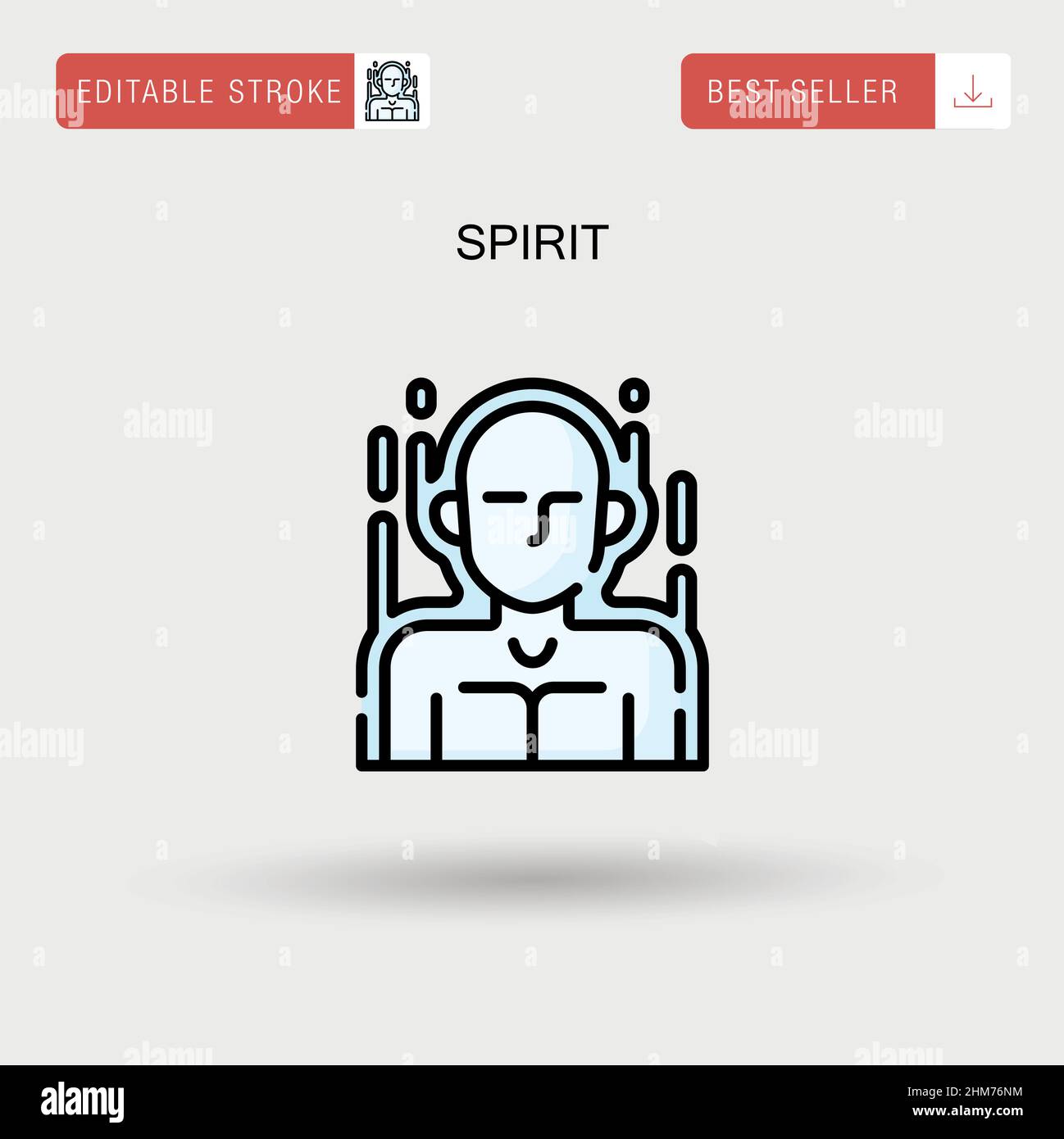 Icona vettore Spirit Simple. Illustrazione Vettoriale