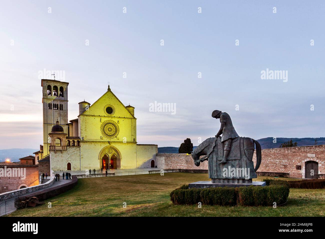 Chiesa di San Francesco, Assisi, Umbria, Italia, Europa Foto Stock