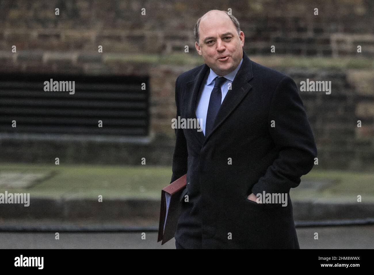 Londra, Regno Unito. 08th Feb 2022. I ministri partecipano alla riunione del Gabinetto a 10 Downing Street. Ben Wallace MP, Segretario di Stato per la Difesa. Credit: Imagplotter/Alamy Live News Foto Stock