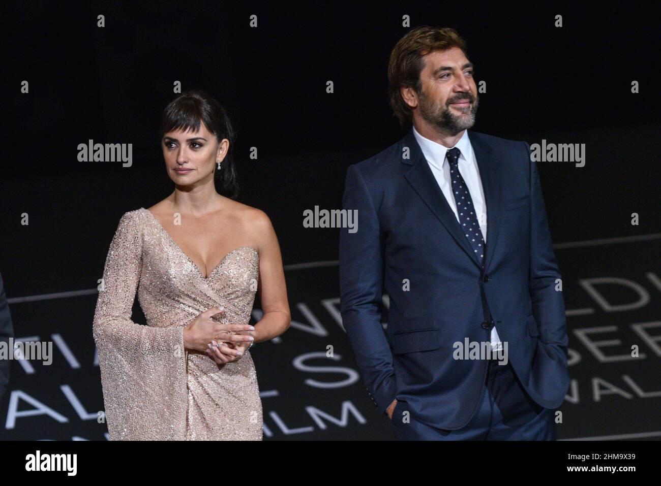Penelope Cruz y Javier Bardem - 65th Festival Internazionale del Film di San Sebastian il 30 settembre 2017 a San Sebastian, Spagna. Cordon Press Cordon Press Foto Stock