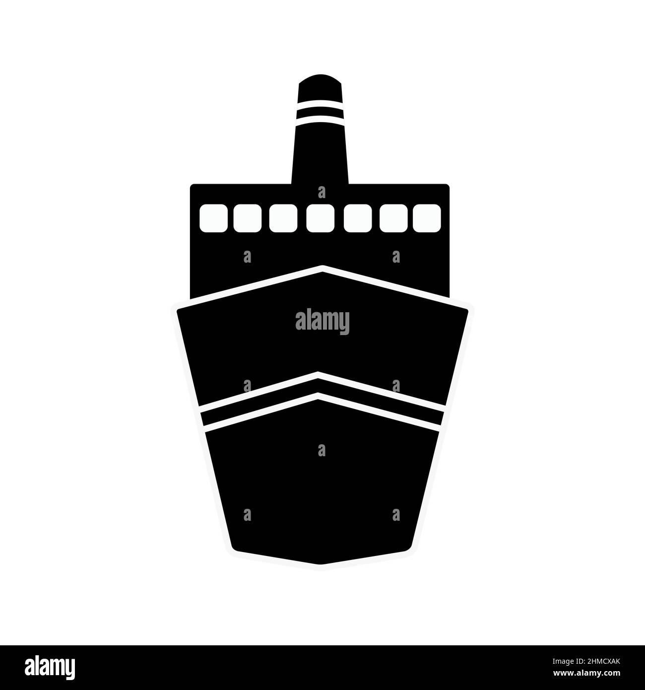 Icona astratta vettoriale sul bianco, illustrazione isolata per grafica e web design. Semplice simbolo piatto. Illustrazione Vettoriale