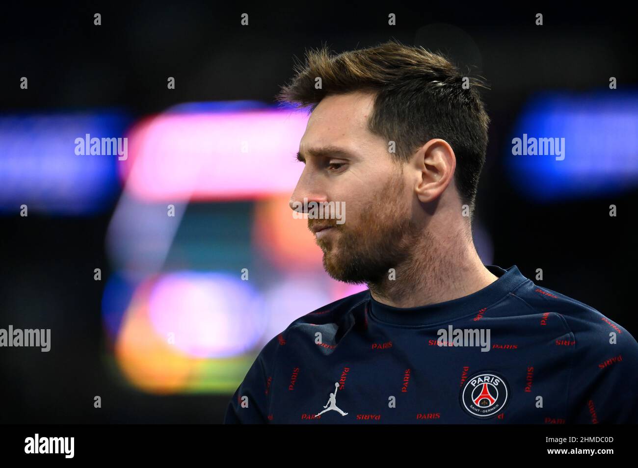PSG - Monaco Lionel messi durante la partita PSG contro come Monaco al Parc des Princes, 12 dicembre 2021. Foto Stock