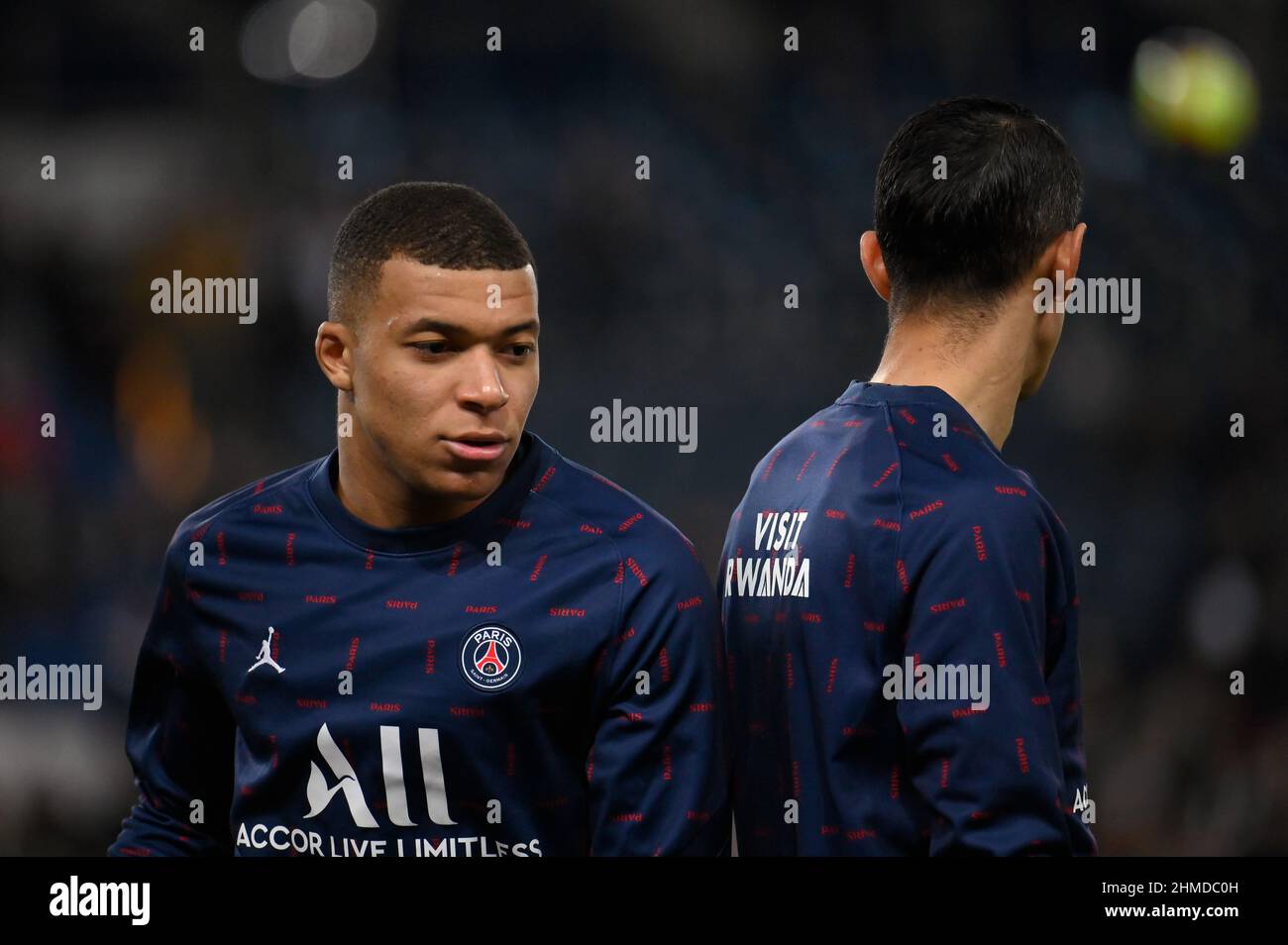 PSG - Monaco Kylian Mbappe durante la partita PSG contro come Monaco al Parc des Princes, 12 dicembre 2021. Foto Stock