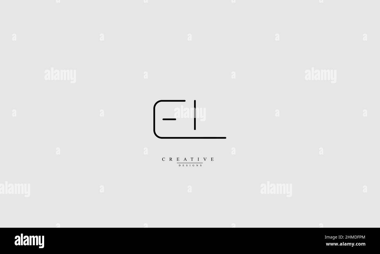 Lettere alfabetiche iniziali logo monogramma EL LE e L Illustrazione Vettoriale Lettere alfabetiche iniziali logo monogramma EL LE e L Illustrazione Vettoriale