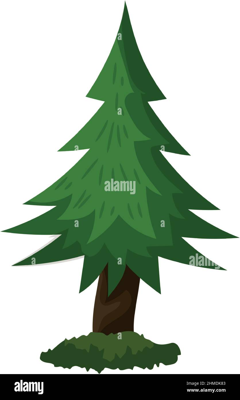 Rosso verde denso realistico isolato su sfondo bianco - illustrazione vettoriale Illustrazione Vettoriale