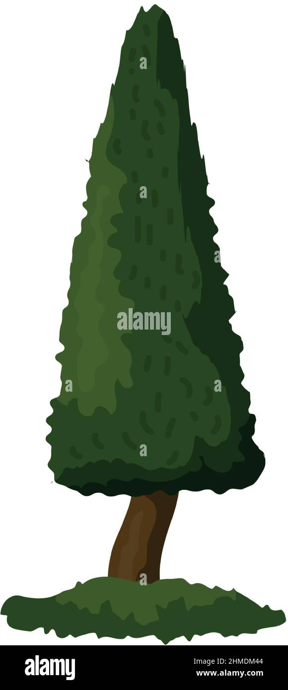 Rosso verde denso realistico isolato su sfondo bianco - illustrazione vettoriale Illustrazione Vettoriale