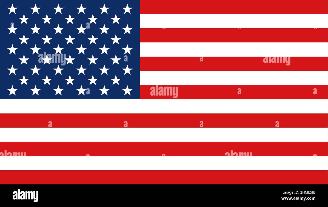 The Stars and Stripes - la bandiera degli Stati Uniti d'America Foto Stock