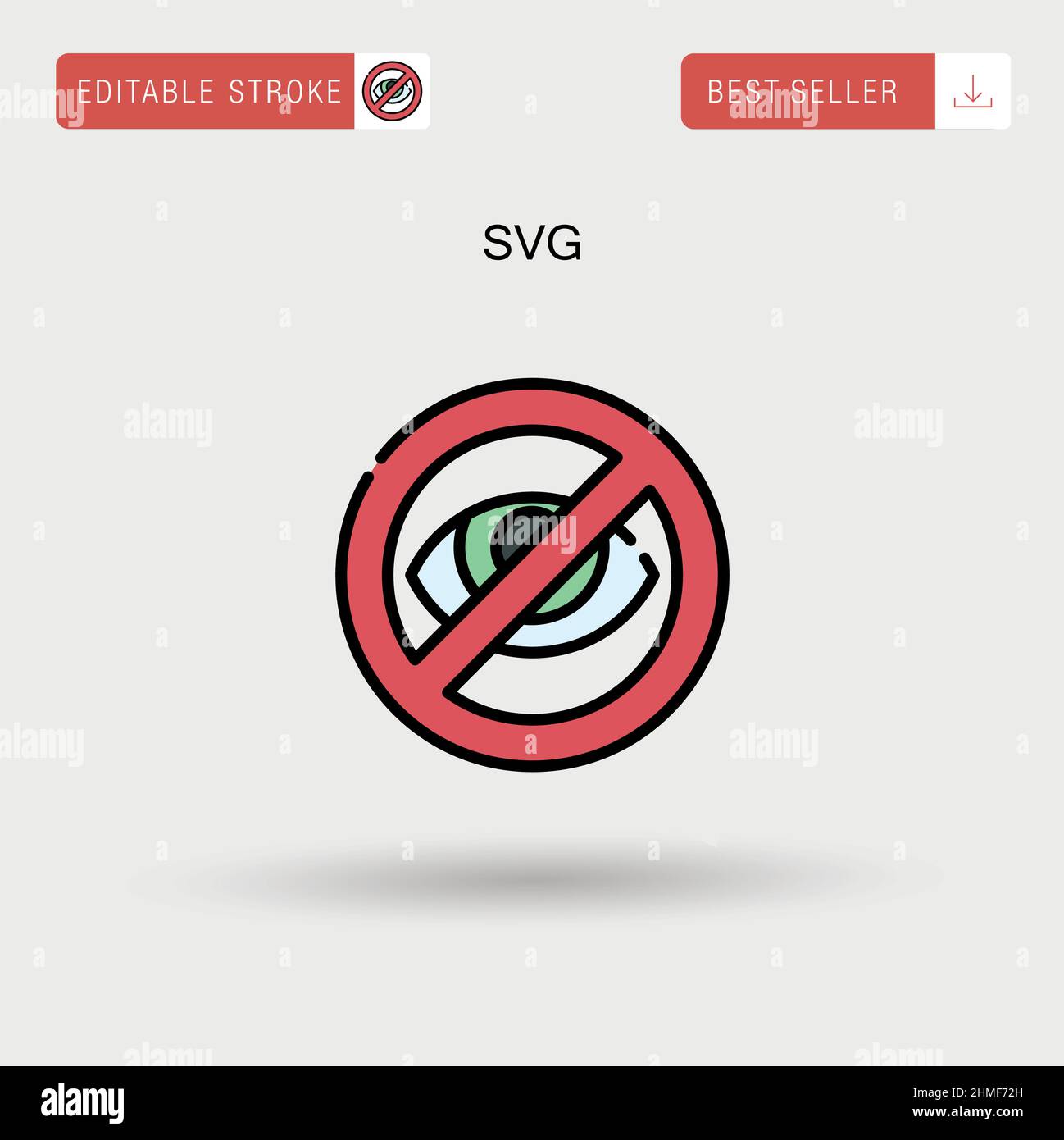 SVG icona vettore semplice. Illustrazione Vettoriale