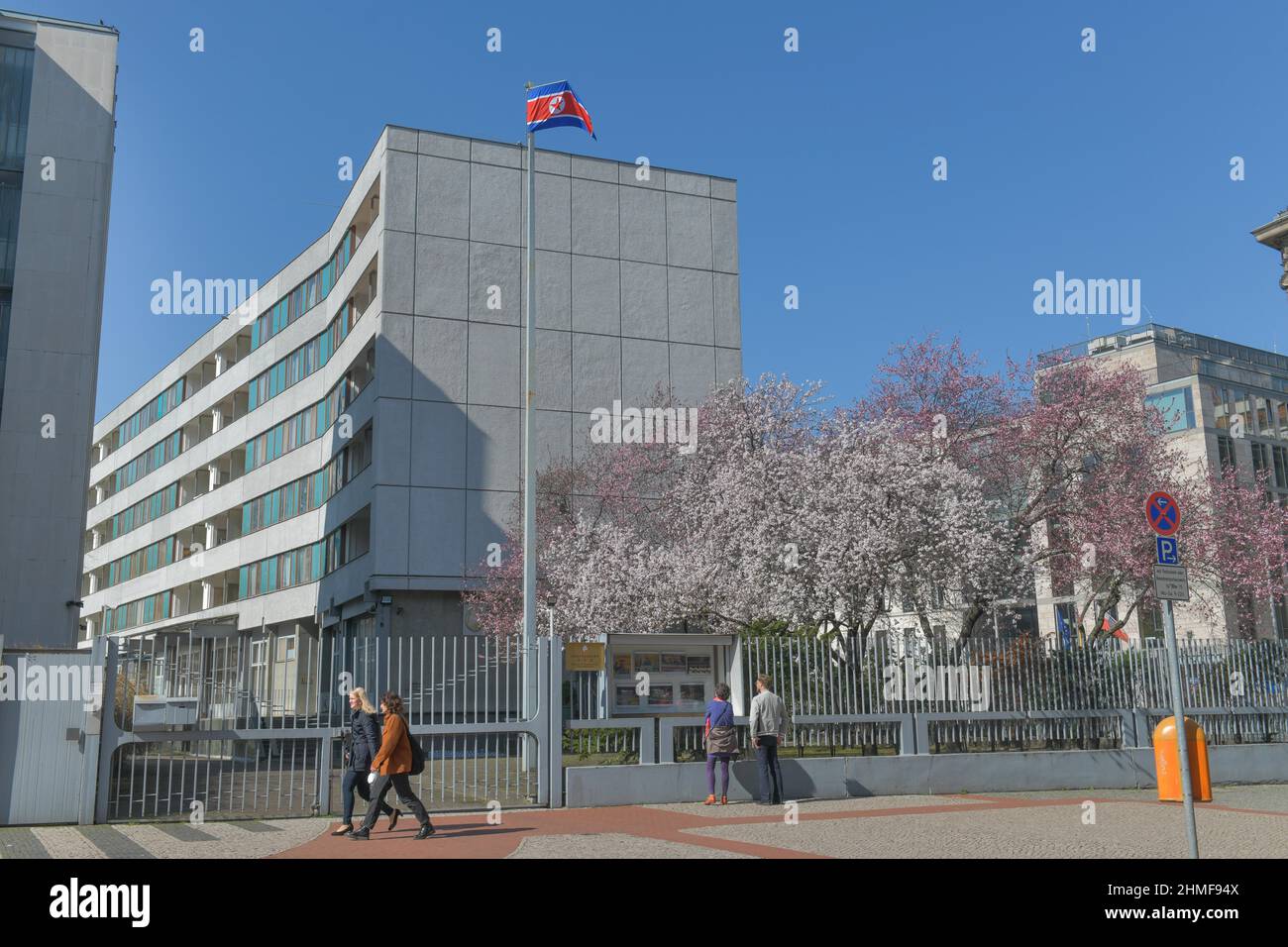 Ambasciata della Corea (Repubblica popolare Democratica), Glinkastrasse 5, Mitte, Berlino, Germania Foto Stock