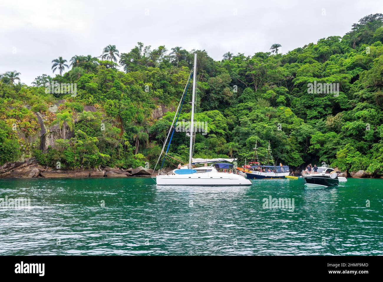 Poso de Cajaiba Beach, Paraty, Rio de Janeiro, Brasile, 2022 Foto Stock