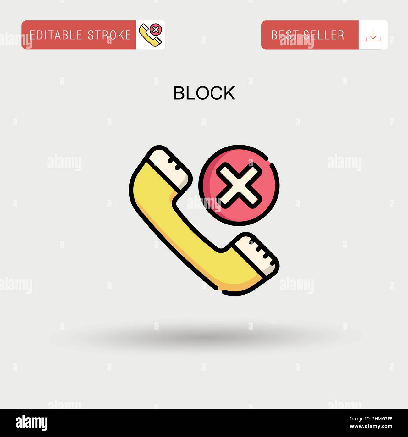 Blocca icona vettore semplice. Illustrazione Vettoriale