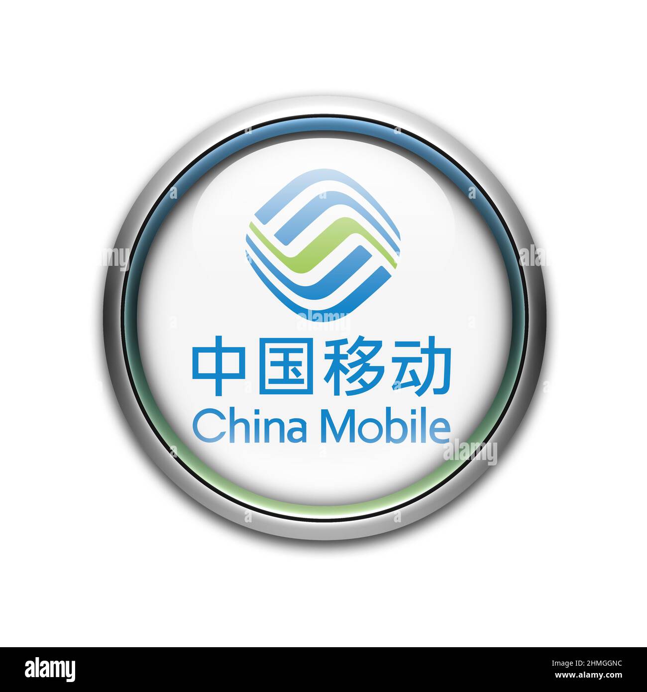 Logo China Mobile Foto Stock