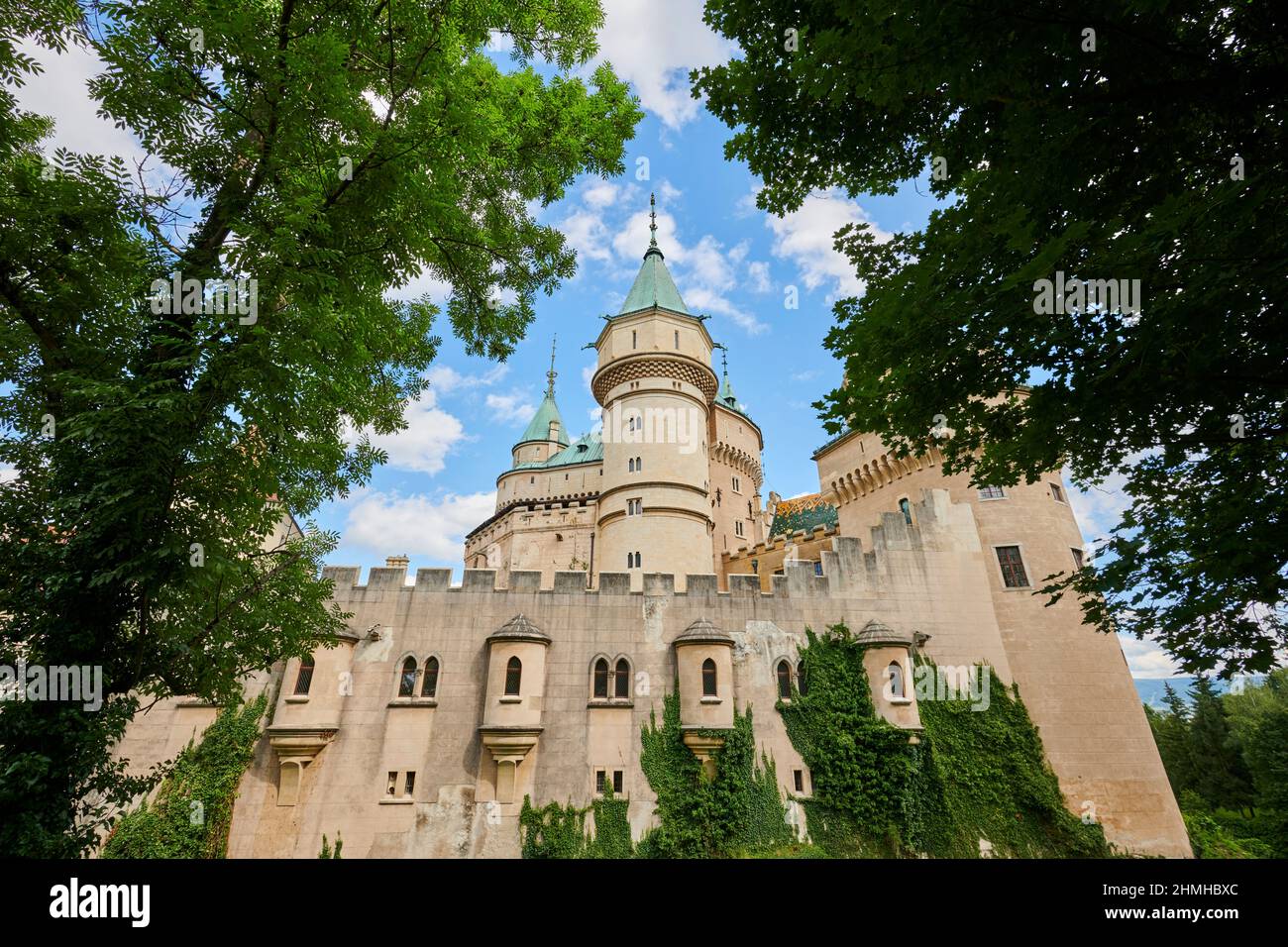 Castello a Bojnice, Slovacchia, Europa Foto Stock