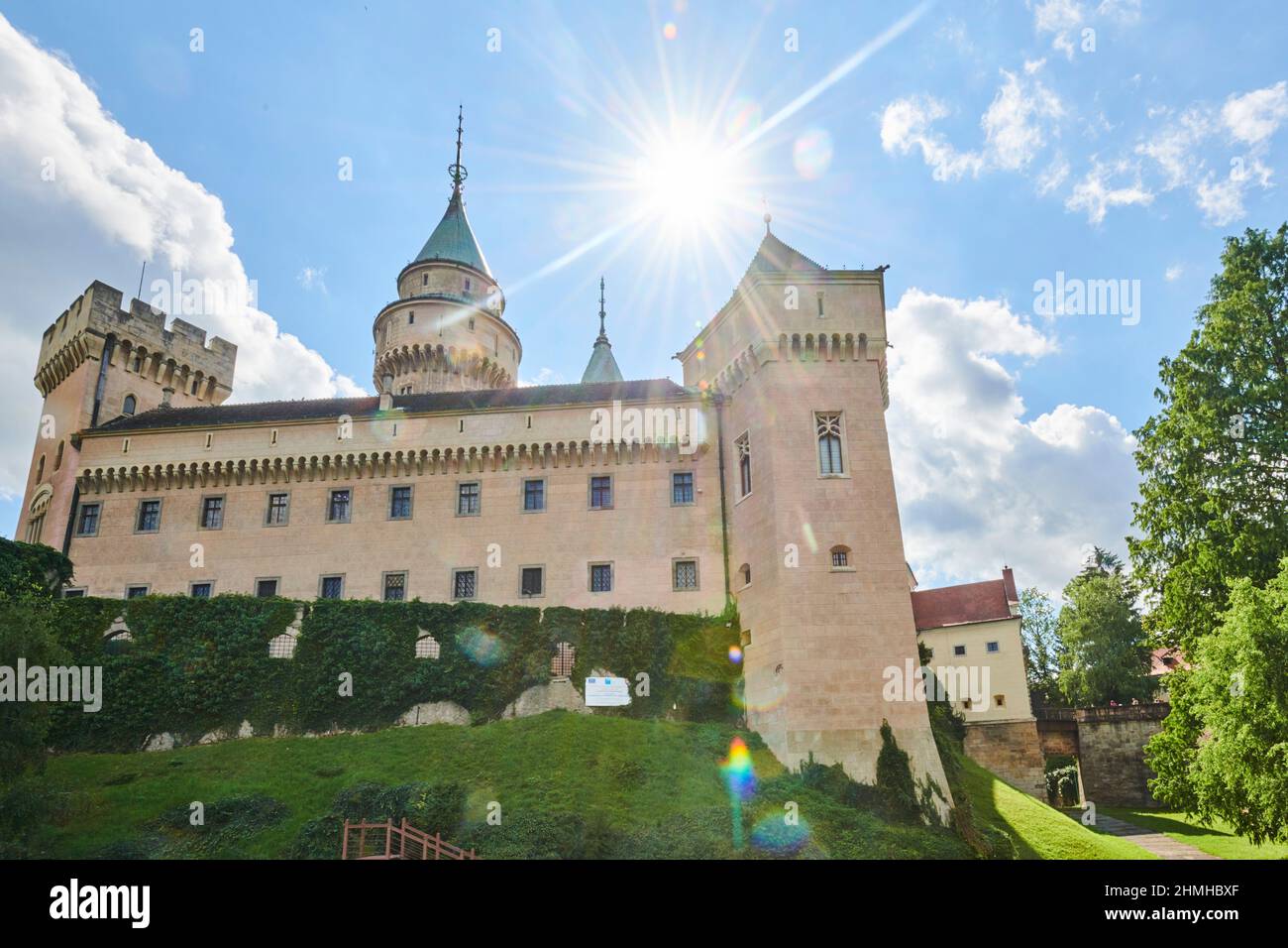 Castello a Bojnice, Slovacchia, Europa Foto Stock