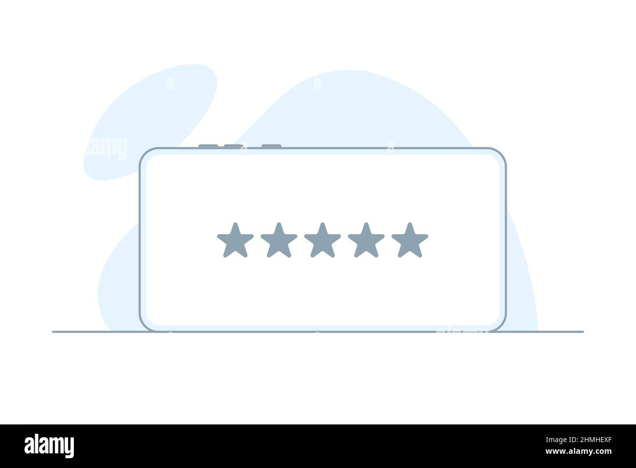 Commenti e feedback degli utenti. Recensioni degli utenti online. Concetto di valutazione dell'esperienza di revisione del feedback dei clienti Illustrazione Vettoriale