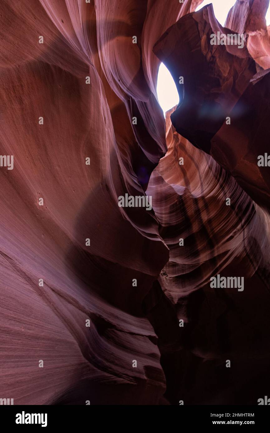 Antelope Canyon superiore a Page, Arizona Foto Stock