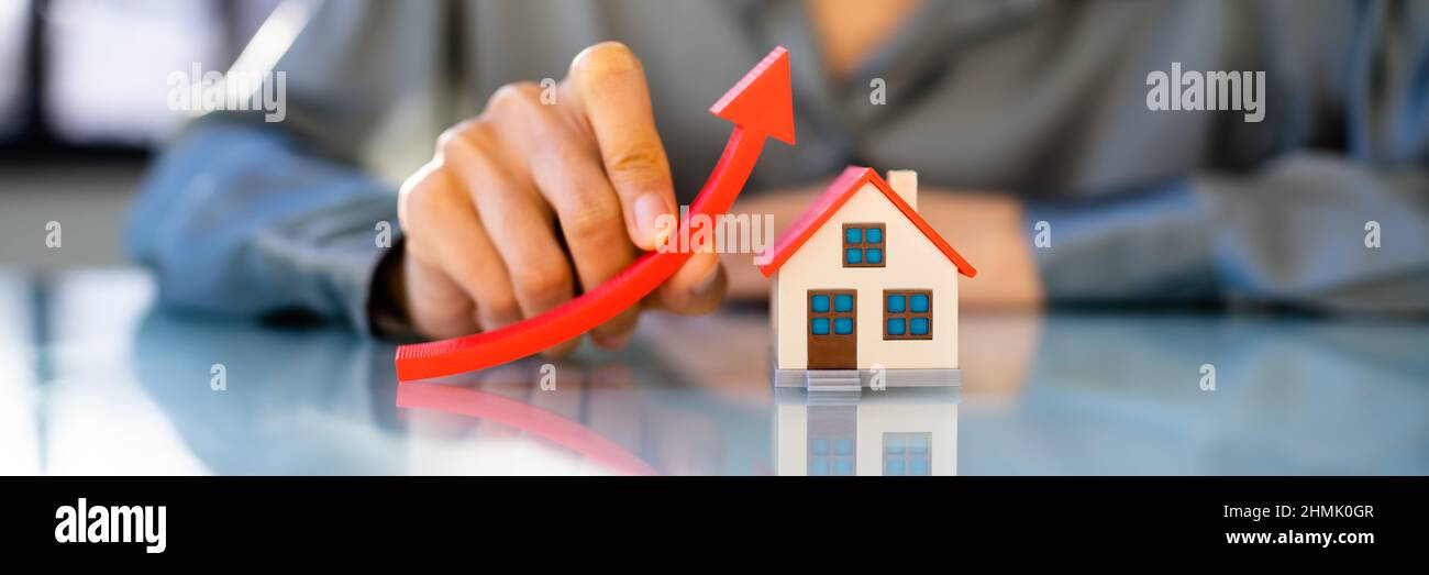 African American House Growth e Real Estate Property Foto Stock