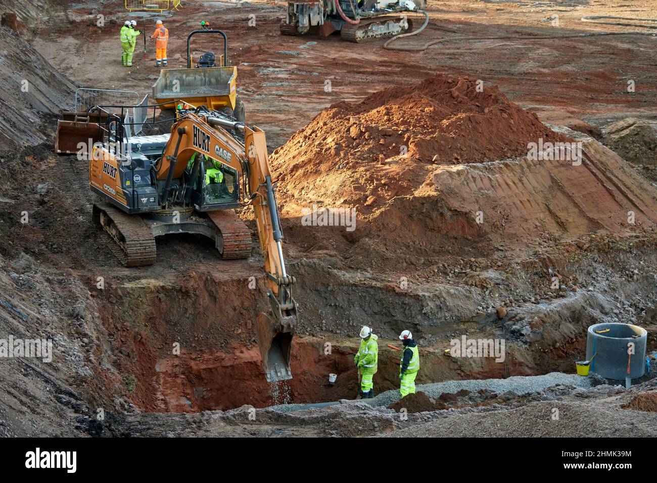 Stockport stazione degli autobus, Willmott Dixon Construction Ltd un contratto da milioni di sterline per fornire un nuovo interscambio di trasporto nel centro di Stockport Foto Stock