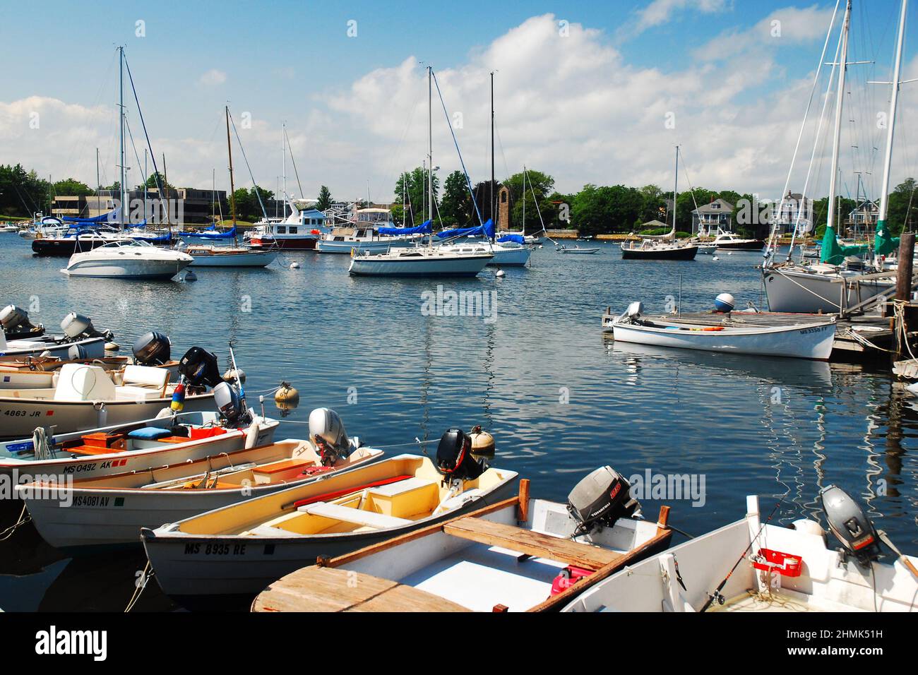 Porticciolo del New England Foto Stock