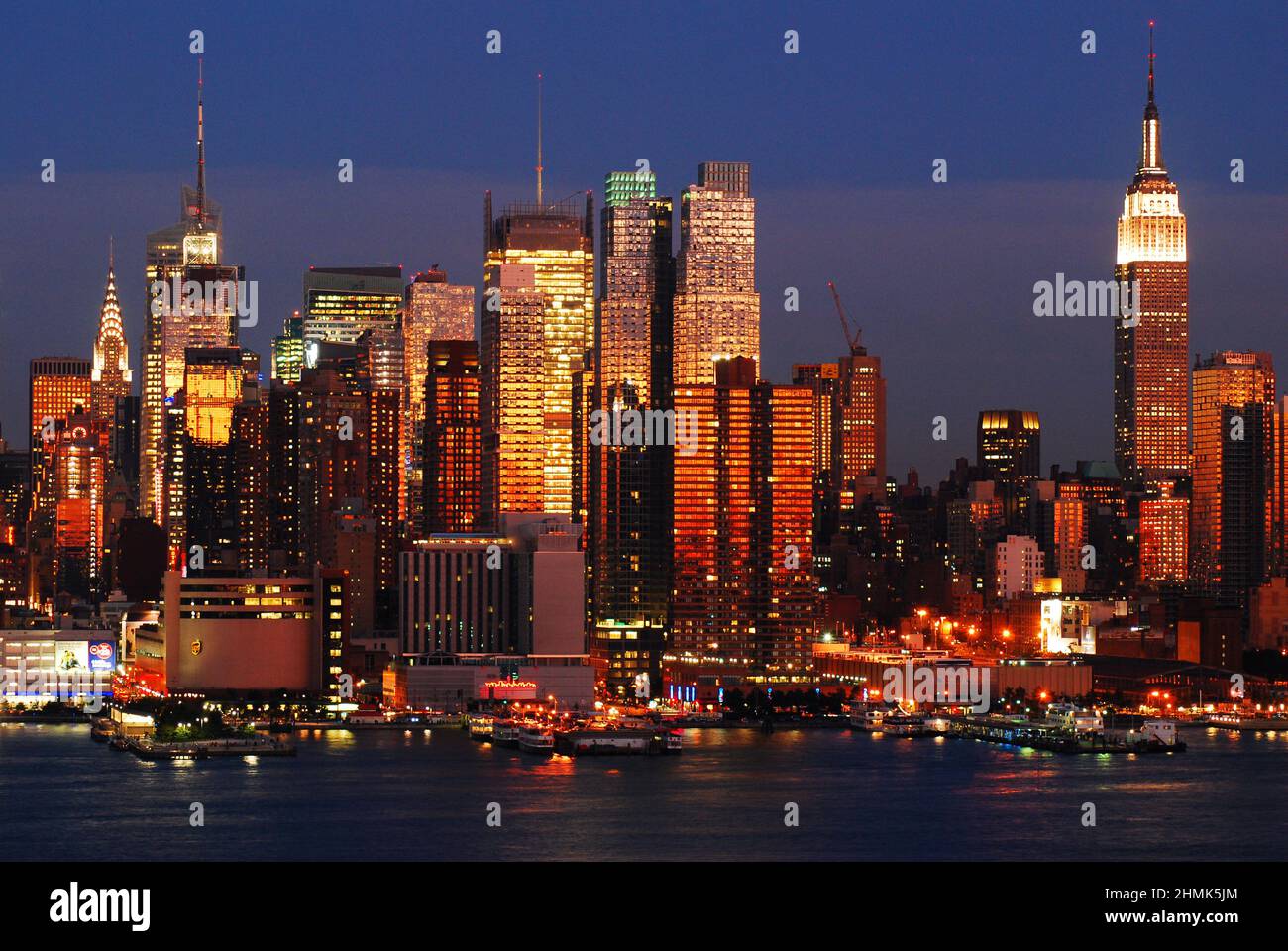 Manhattan Nights Foto Stock