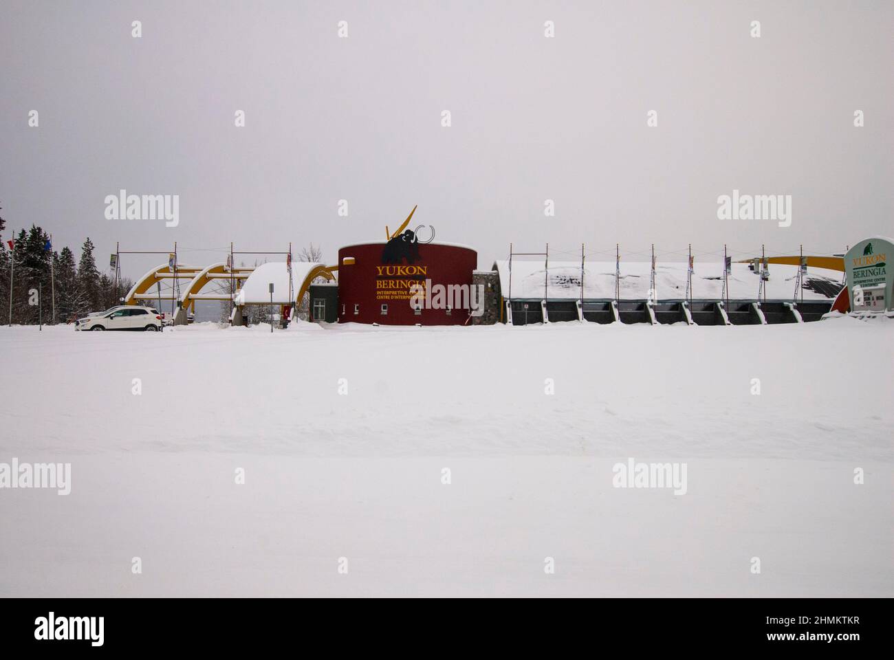 Il centro interpretativo Yukon Beringia si trova a Whitehorse, Yukon, Canada Foto Stock