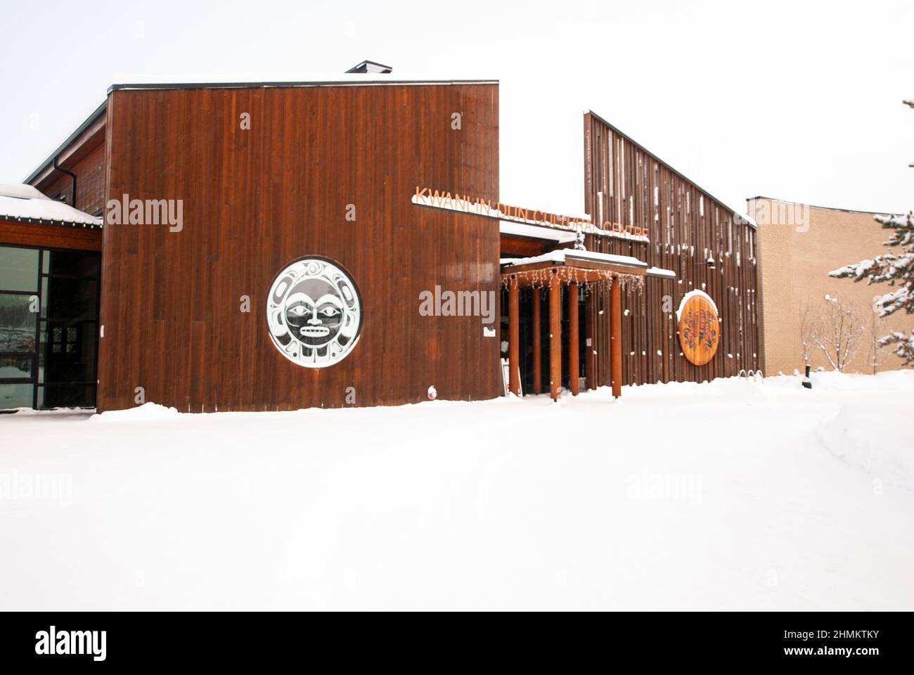 Kwanlin Dun, Whitehorse, Yukon, Canada Foto Stock